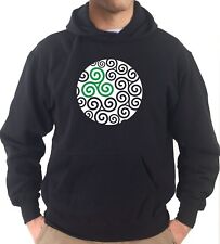 Felpa Con Cappuccio KJ1913 Triskell Minimal Art Irish Colors Fairylands