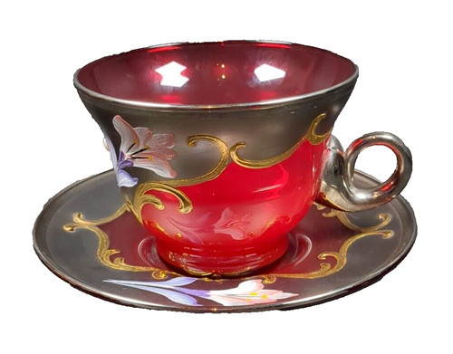 Tazza piattino vintage in - piattino,