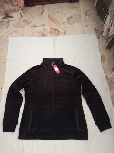 Felpa con zip nera - , in