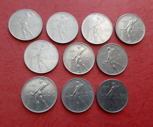 Lotto monete lire - 10,