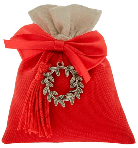 Sacchetto laurea rosso - sacchetto,