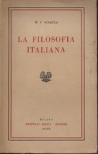 La filosofia italiana -