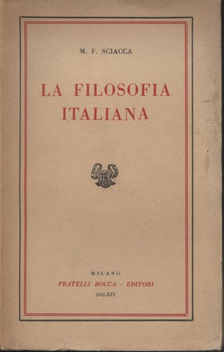 Filosofia italiana - la,