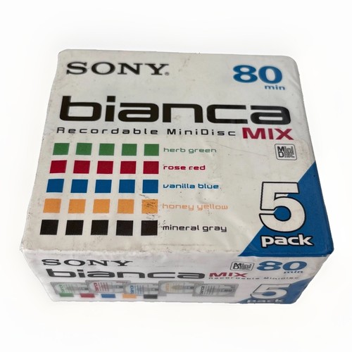 Confezione minidisc sony - confezione, 5