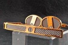 Gemelli ovali e fermacravatte