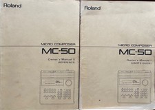 2 Manuali Roland per MC-50