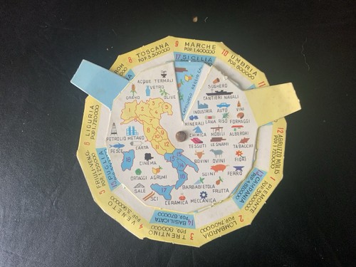 Ruota didattica vintage - ruota,
