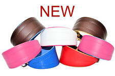 Fatto a Mano Levriero Lurcher Whippet Vera Pelle Top Collare per Cane Cucciolo