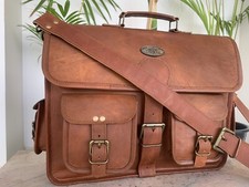 Uomo Pelle Borsa Messenger