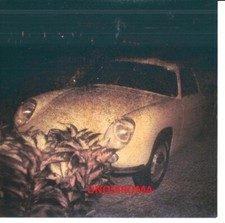 1959 SALONE DI TORINO ABARTH 750 COUPE' ZAGATO REPRINT 10 ANNI FA cm 15 x 15