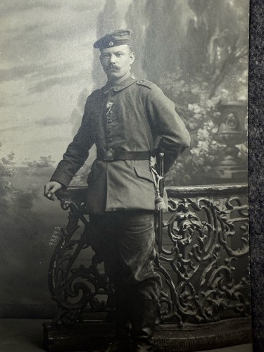 Cartolina rppc ww1 soldato - cartolina,