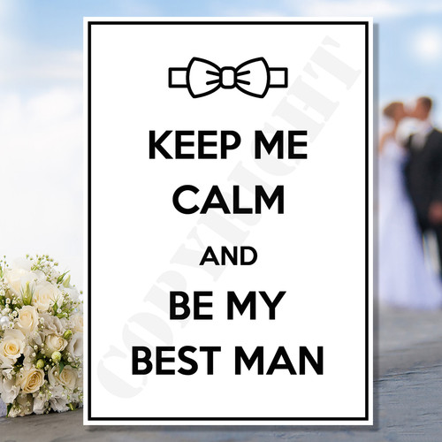 Cartolina keep calm - me, be