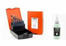 Maschiatrice Set Acciaio Inox Baer M3 - M12 Maschio + Punta Trapano +Pasta