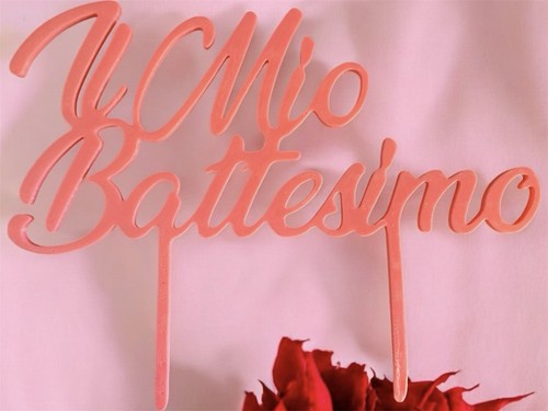 Cake topper mio battesimo - cake,