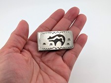 Fermasoldi in argento sterling