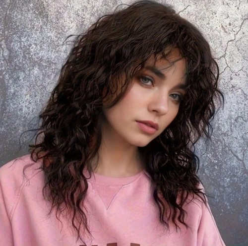 Parrucca donna lunga riccia
