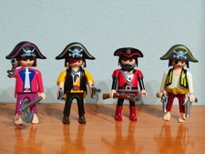 Playmobil lote figuras piratas - figuras,