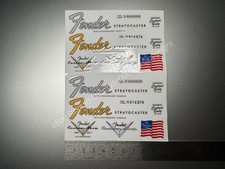 2 set adesivi USA Fender