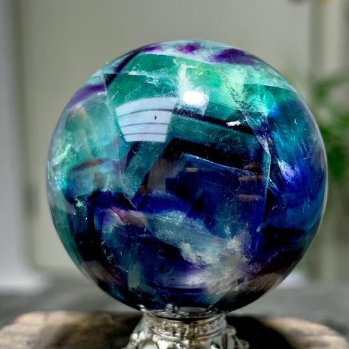 Sfera fluorite colorata - sfera, di