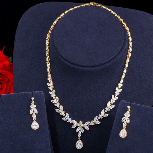 Collana orecchini zirconi