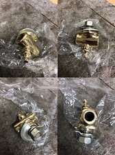 Supporto molla in ottone lucidato vespa 125 bacchetta V1 V11 V30 1951 1952