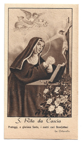 Santino antico immagine sacra - santino,