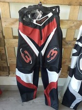 PANTALONE CROSS ENDURO MX CUBE MOTOCUBO NERO/ROSSO/BIANCO TG M