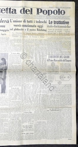 Giornale gazzetta del popolo - giornale,