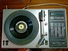 GIRADISCHI AMPLIFICATO PHILIPS 578 45 GIRI VINTAGE COMPLETO LEGGI TUTTO VIDEO