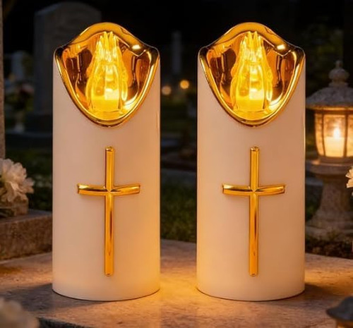 Candela funeraria led pcs - funeraria,