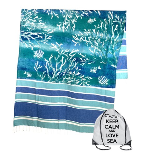 Telo mare fouta coralli - fouta,