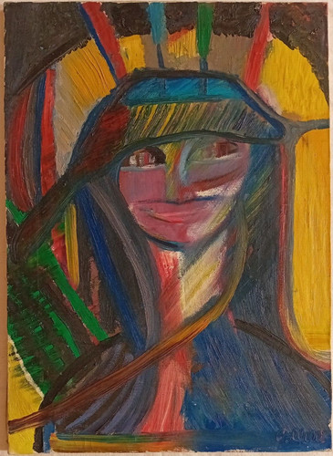 Dipinto ritratto tipo - tipo, statua