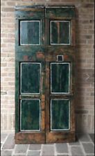 Antica Porta Restaurata Cm 79,5x181 Cm Testa letto Arredo Parete