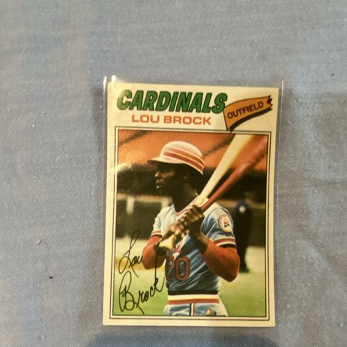Carta baseball topps 1977 lou - baseball,