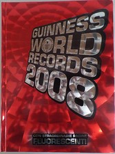 Guinness World Record 2008 libro dei primati con copertina FLUORESCENTE