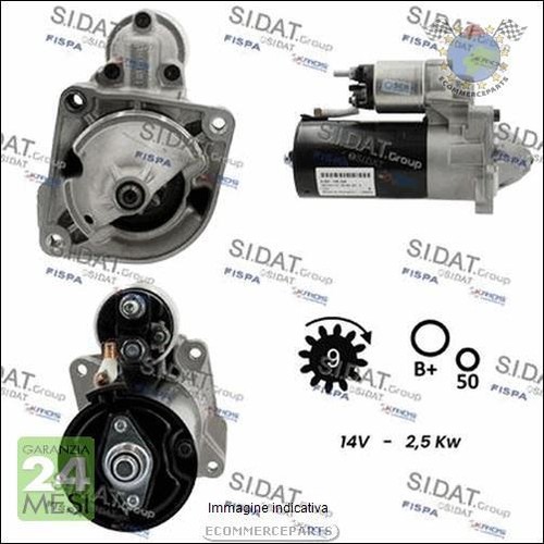 Motorino avviamento sidat - di,