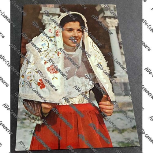 Cartolina costumi sardi - cartolina,