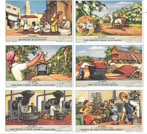Liebig trade cards - liebig, caffÈ