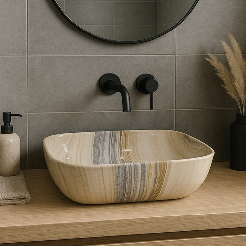 Lavabo appoggio ceramica - lavabo, in