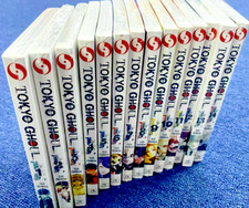 Tokyo Ghoul Vol.1-14 Set Completo Manga Comics Versione Inglese + DHL EXPRESS