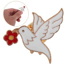  4 Pcs Spilla Fiore Per