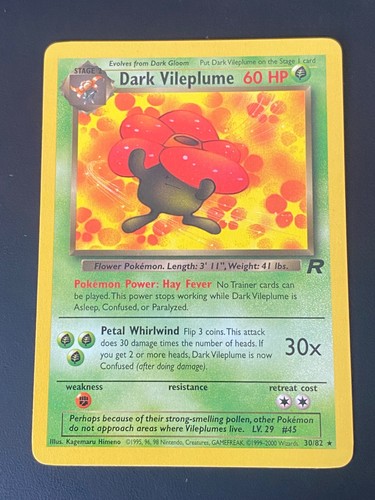 English pokemon dark vileplume - pokemon,