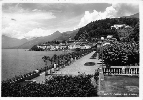 Cartolina bellagio panorama - cartolina,
