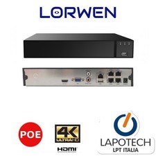 NVR 9 CH LW-NVR4KS9C4P 4 POE 9