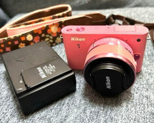 Nikon 1 J1 rosa 10,1 megapixel fotocamera digitale mirrorless + obiettivo 10-...