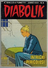 Diabolik Inedito Anno XXV 6 Intrighi Pericolosi Astorina 1986