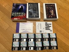 Gabriel Knight Sins Of The Fathers Mac Macintosh Floppy 3,5’’ Big Box Sierra