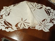 corsia lino ricamata