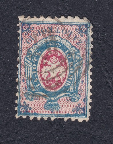 1860 polonia annullo bw - polonia,