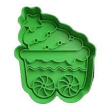 Albero su carrozza di  Natale